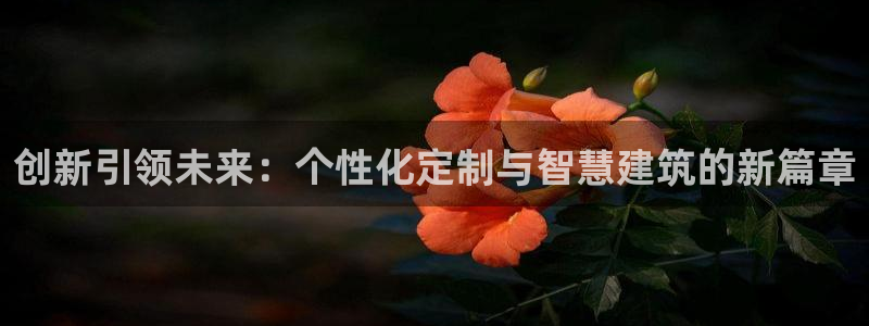 威九国际网站入口官网首页：创新引领未来：个性化定制与智慧建筑的新篇章