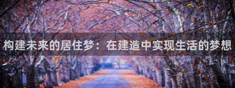 威九国际APP那个地方：构建未来的居住梦：在建造中实现生活的梦想