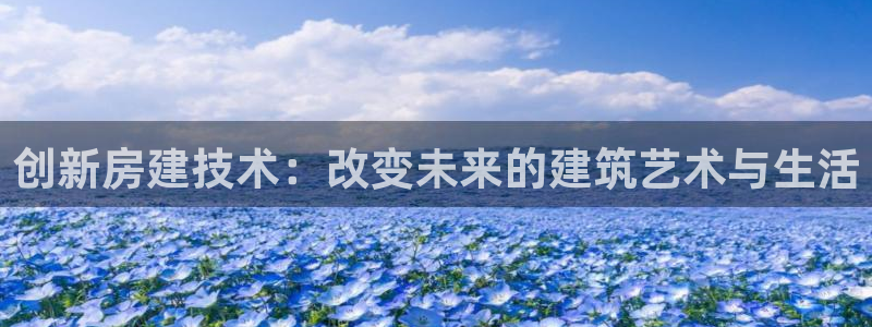 威九国际最新网站：创新房建技术：改变未来的建筑艺术与生活