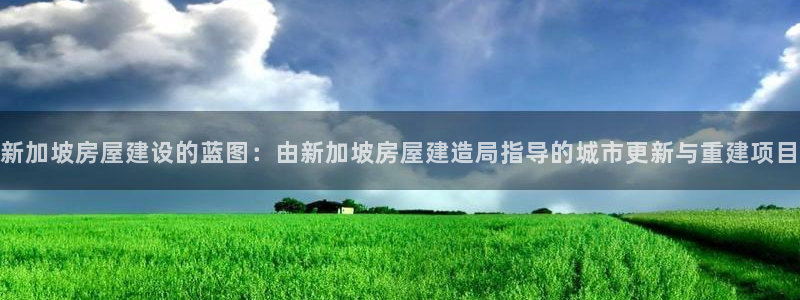 威九国际网站进入客服中心怎么进：新加坡房屋建设的蓝图：由新加坡房屋建造局指导的城市更新与重建项目