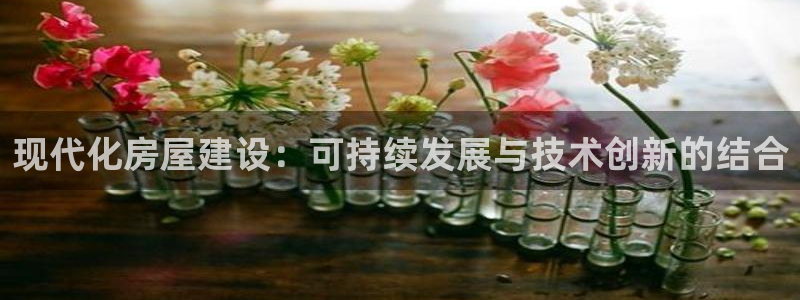 威九国际APP入口：现代化房屋建设：可持续发展与技术创新的结合