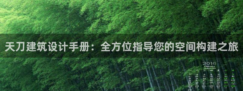 威九国际78mb：天刀建筑设计手册：全方位指导您的空间构建之旅