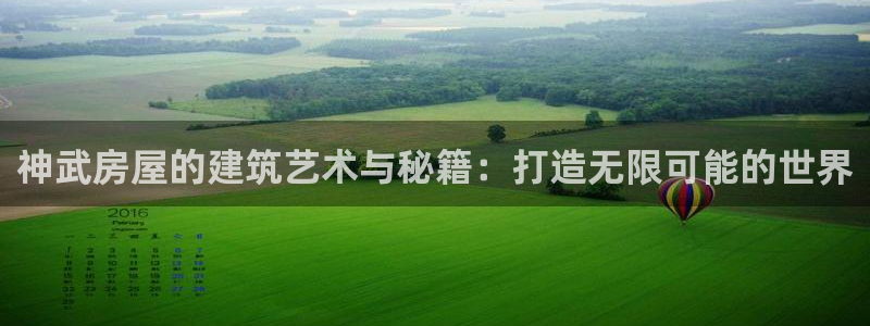 威九国际的金融服务：神武房屋的建筑艺术与秘籍：打造无限可能的世界