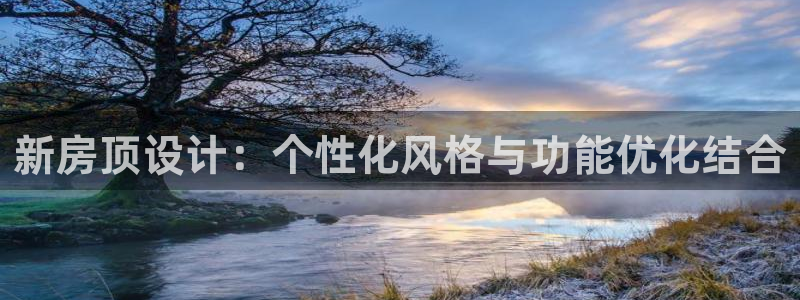威九国际vA9618：新房顶设计：个性化风格与功能优化结合