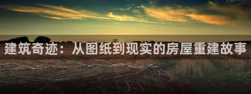 威九国际app网站官网：建筑奇迹：从图纸到现实的房屋重建故事