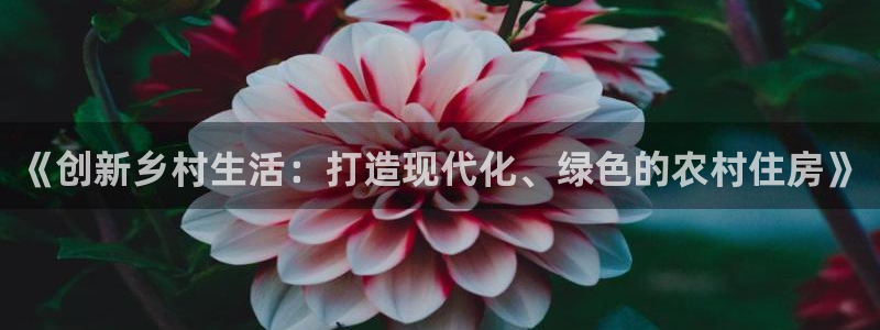 威九国际网站人入口：《创新乡村生活：打造现代化、绿色的农村住房》